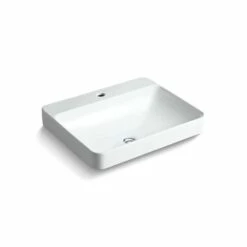 Kohler Vox® Rectangle Vessel Bathroom Sink With Single Faucet Hole