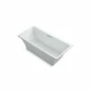 Kohler Rêve® 66-15/16'' X 31-1/2'' Freestanding Bath With Brilliant Blanc Base -Bathroom Supplies Sales 2024 KOL ZAA68687 RGB