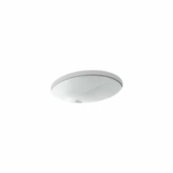 Kohler Caxton® Oval 17'' X 14'' Undermount Bathroom Sink With Overflow