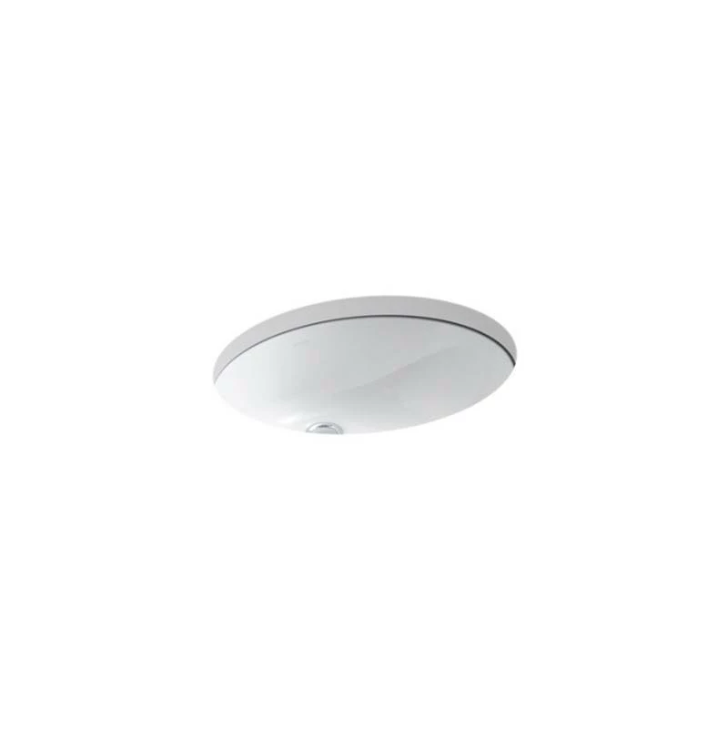 Kohler Caxton® Oval 17'' X 14'' Undermount Bathroom Sink With Overflow 3 Kohler Caxton® Oval 17'' X 14'' Undermount Bathroom Sink With Overflow