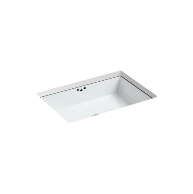 Kohler Kathryn® 23-7/8'' X 15-5/8'' X 6-1/4'' Undermount Bathroom Sink With Glazed Underside 3 Kohler Kathryn® 23-7/8'' X 15-5/8'' X 6-1/4'' Undermount Bathroom Sink With Glazed Underside