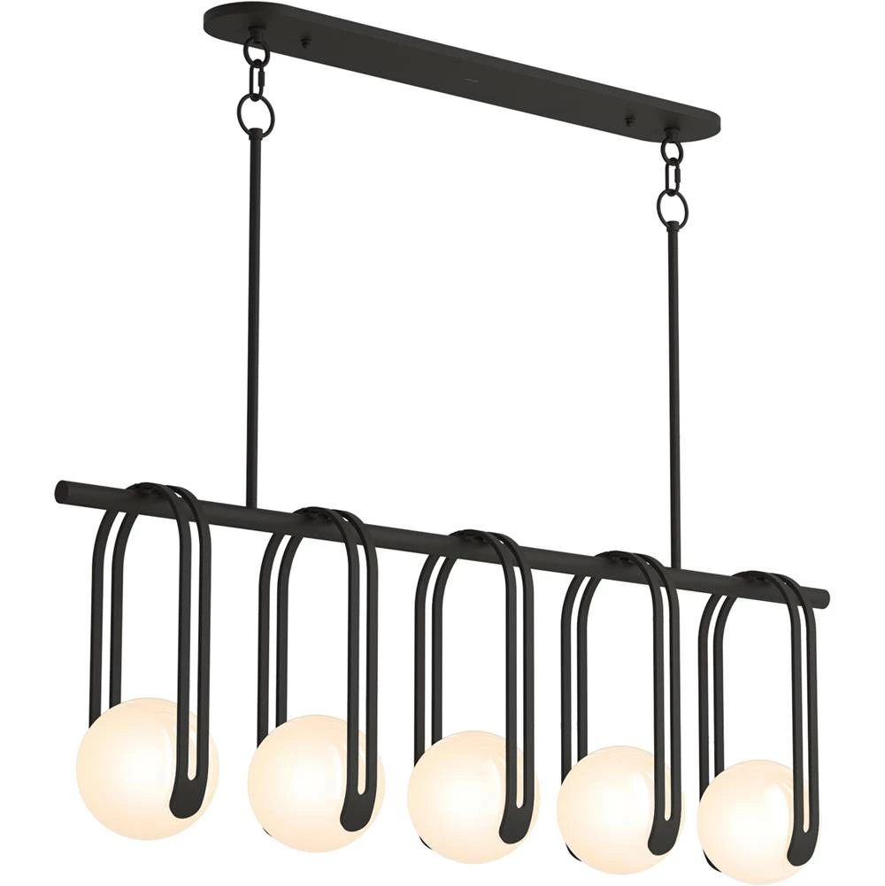Kohler Kraga 45-in Five-light Linear Chandelier 3 Kohler Kraga 45-in Five-light Linear Chandelier
