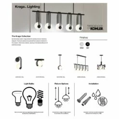 Kohler Kraga 45-in Five-light Linear Chandelier 7 Kohler Kraga 45-in Five-light Linear Chandelier -Bathroom Supplies Sales 2024 KOL aad57530