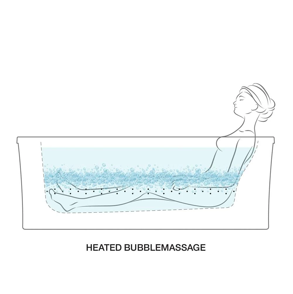 Kohler Archer® 60'' X 30'' Alcove Heated BubbleMassage™ Air Bath With Right-hand Drain 4 Kohler Archer® 60'' X 30'' Alcove Heated BubbleMassage™ Air Bath With Right-hand Drain - Image 2