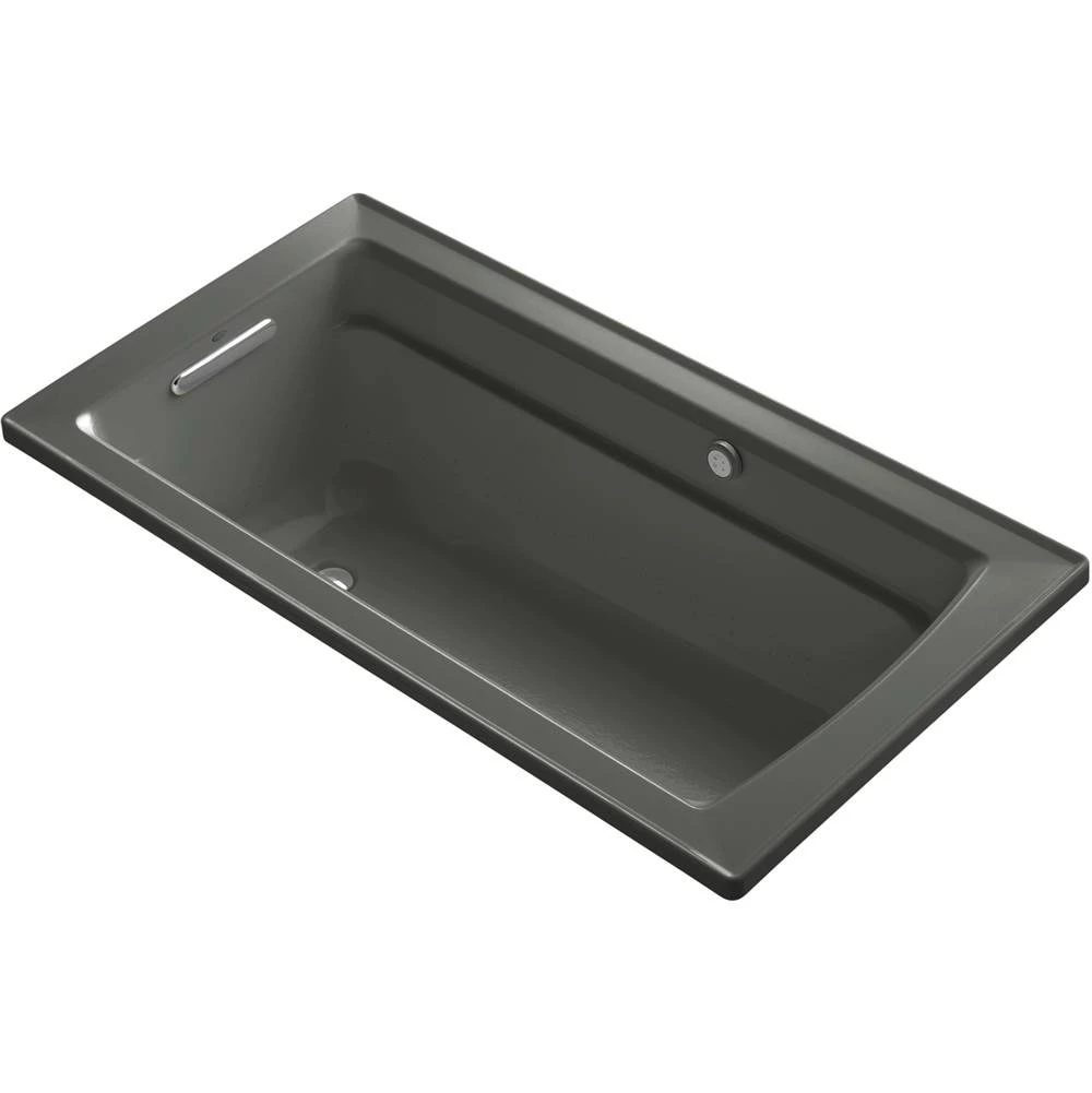 Kohler Archer® 60'' X 30'' Drop-in Heated BubbleMassage™ Air Bath With Bask® Heated Surface 3 Kohler Archer® 60'' X 30'' Drop-in Heated BubbleMassage™ Air Bath With Bask® Heated Surface