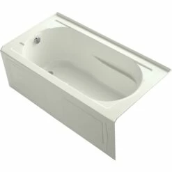 Kohler Devonshire® 60'' X 32'' Heated BubbleMassage™ Air Bath With Bask®, Alcove, Left Drain