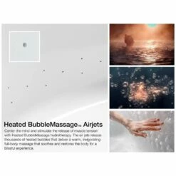 Kohler Underscore® Rectangle 60'' X 36'' Heated BubbleMassage™ Air Bath With Bask®, End Drain -Bathroom Supplies Sales 2024 KOL zac81306 8