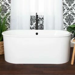 Maidstone Fulhan Cast Iron Skirted Slipper Tub