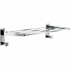 Manillons Torrent Towel Shelf - Chrome