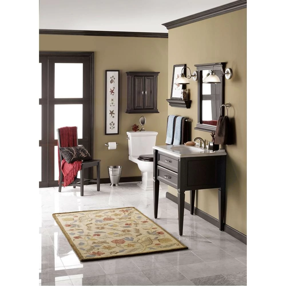 Moen Brantford Traditional Double Robe Or Towel Hook For Kitchen Or Bathroom, Brushed Nickel 6 Moen Brantford Traditional Double Robe Or Towel Hook For Kitchen Or Bathroom, Brushed Nickel - Image 4