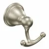 Moen Brantford Traditional Double Robe Or Towel Hook For Kitchen Or Bathroom, Brushed Nickel -Bathroom Supplies Sales 2024 MOE clqipjhsnqrme3wojw3c