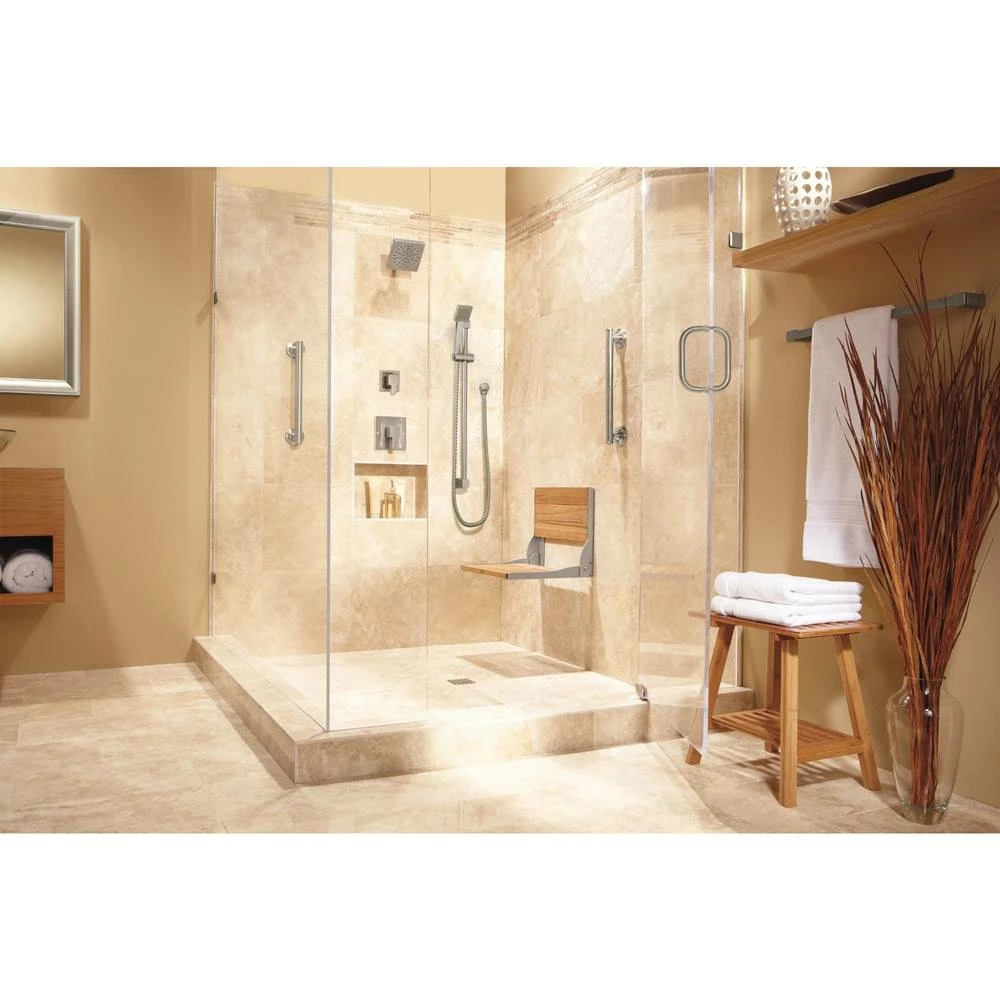 Moen 90 Degree 18-Inch Towel Bar, Brushed Nickel 5 Moen 90 Degree 18-Inch Towel Bar, Brushed Nickel - Image 3