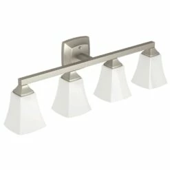 Moen Voss 4-Light Brushed Nickel Vanity Light