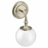 Moen Colinet 1-Light Dual-Mount Bath Bathroom Vanity Fixture With Frosted Glass In Brushed Nickel -Bathroom Supplies Sales 2024 MOE qivq8haliahpolvdokfd
