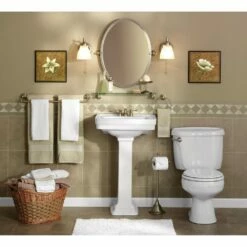 Moen Sage 22.75-Inch Wide X 5-Inch Deep Decorative Glass Bathroom Vanity Shelf, Brushed Nickel -Bathroom Supplies Sales 2024 MOE sage bn collection set1