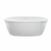 MTI Baths Elena Sculpturestone Freestanding Flat Rim Soaker - Gloss Biscuit (66X31.75) -Bathroom Supplies Sales 2024 MTI 140 2