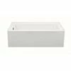 MTI Baths Cameron 1 Dolomatte Integral Skirted Rh Drain Air Bath Elite - White (60X32) -Bathroom Supplies Sales 2024 MTI 151DM