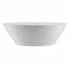 MTI Baths Alissa Sculpturestone Freestanding/Undermount Soaker - Gloss Biscuit (61.75X32.25)