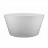 MTI Baths Halo Sculpturestone Freestanding/Undermount Round Flat Top Rim Soaker - Matte Biscuit (52 X52) -Bathroom Supplies Sales 2024 MTI 211