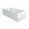 MTI Baths Andrea 25A Acrylic Cxl Sculpted 1 Sidesoaker - White (48X32) -Bathroom Supplies Sales 2024 MTI 212A