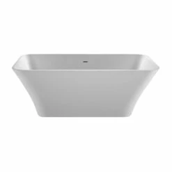 MTI Baths Addison 3 Sculpturestone Freestanding Soaker - Matte White (65.5X31.5)