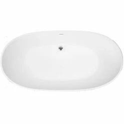 MTI Baths Elena Sculpturestone Freestanding Rolled Rim Soaker - Gloss Biscuit (65X32) -Bathroom Supplies Sales 2024 MTI 220 oh h