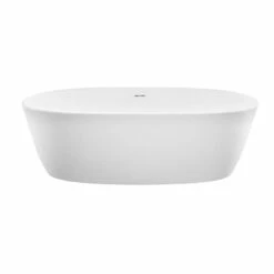 MTI Baths Elena Sculpturestone Freestanding Rolled Rim Soaker - Gloss Biscuit (65X32) -Bathroom Supplies Sales 2024 MTI 220 p h