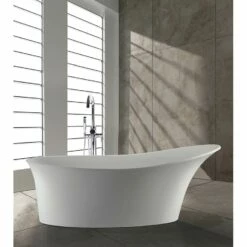 MTI Baths Lily Sculpturestone Freestanding Soaker - Gloss Biscuit (60.25X32) 8 MTI Baths Lily Sculpturestone Freestanding Soaker - Gloss Biscuit (60.25X32) -Bathroom Supplies Sales 2024 MTI 227 2 H