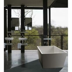 MTI Baths Petra Sculpturestone Freestanding/Undermount Air Bath - Gloss Biscuit (62.25X32.25) -Bathroom Supplies Sales 2024 MTI 228 H