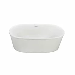 MTI Baths Adel 3 Dolomatte Freestanding Soaker - White (66X31)