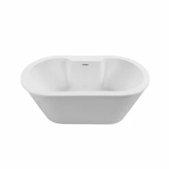 MTI Baths New Yorker 12 Dolomatte Freestanding Faucet Deck Soaker - White (66X36)