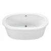 MTI Baths Adena 7 Acrylic Cxl Freestanding Air Bath Right Slope - Biscuit (59.5X35.25)