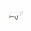 Mountain Plumbing Lavatory Supply Kit - Brass Oval Handle With 1/4 Turn Ball Valve (MT410-NL) - Straight, Massachusetts P-Trap
