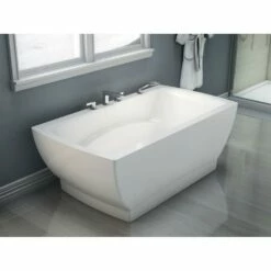 Neptune Freestanding BELIEVE Bathtub 36x72, White With Color Skirt