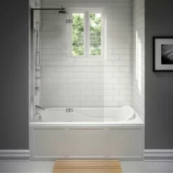 Neptune DAPHNE Bathtub 32x60 With Tiling Flange, Left Drain, Mass-Air, Biscuit