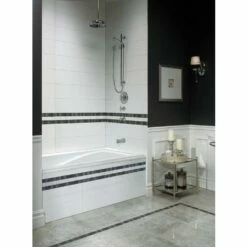 Neptune DELIGHT Bathtub 36x66 With Tiling Flange, Left Drain, Mass-Air/Activ-Air, White