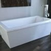 Neptune Freestanding AMETYS 36x66, With Armrests, White With Color Skirt