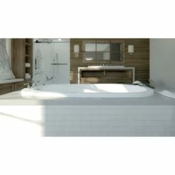 Neptune Vapora Podium Bathtub 36X66, Mass-Air, White