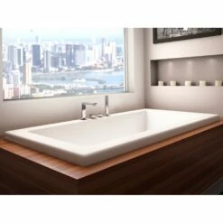 Neptune ZEN Bathtub 32x66 With 1'' Lip, Activ-Air, White