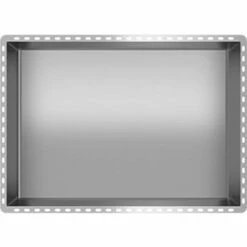 Neelnox Series Origin Undermount Niche Installed Size18 X 12 X 3.8 Finish: Brushed Rose Gold