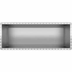 Neelnox Series Origin Undermount Niche Installed Size18 X 6 X 3.8 Finish: Brushed Brass