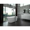 Neptune Rouge Freestanding One Piece AMAZE 32x66, Oval, Chrome Drain, White -Bathroom Supplies Sales 2024 NPR Amaze Ovale