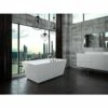 Neptune Rouge Freestanding One Piece AMAZE 32x66, Rectangle, Chrome Drain, White -Bathroom Supplies Sales 2024 NPR Amaze Rectangle