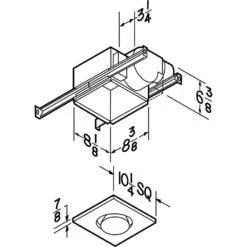 Broan Nutone Ceiling Bathroom Exhaust Fan / Infrared Heater, 70 CFM, 250-Watt -Bathroom Supplies Sales 2024 NUT 162 5 dim