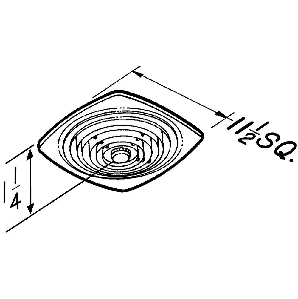 Broan Nutone 200 CFM Ceiling Vertical Discharge Exhaust Fan 8 Broan Nutone 200 CFM Ceiling Vertical Discharge Exhaust Fan - Image 6