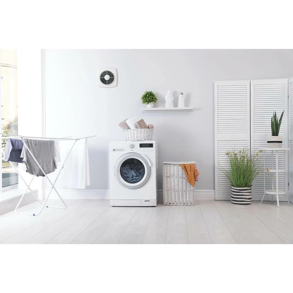 Broan Nutone Broan 509 200 CFM Through-Wall Ventilation Fan For Garage, Kitchen, Laundry And Rec Rooms, 8.5 Sones 4 Broan Nutone Broan 509 200 CFM Through-Wall Ventilation Fan For Garage, Kitchen, Laundry And Rec Rooms, 8.5 Sones - Image 2