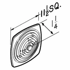 Broan Nutone Broan 509 200 CFM Through-Wall Ventilation Fan For Garage, Kitchen, Laundry And Rec Rooms, 8.5 Sones 14 Broan Nutone Broan 509 200 CFM Through-Wall Ventilation Fan For Garage, Kitchen, Laundry And Rec Rooms, 8.5 Sones -Bathroom Supplies Sales 2024 NUT 507 509 6 dim
