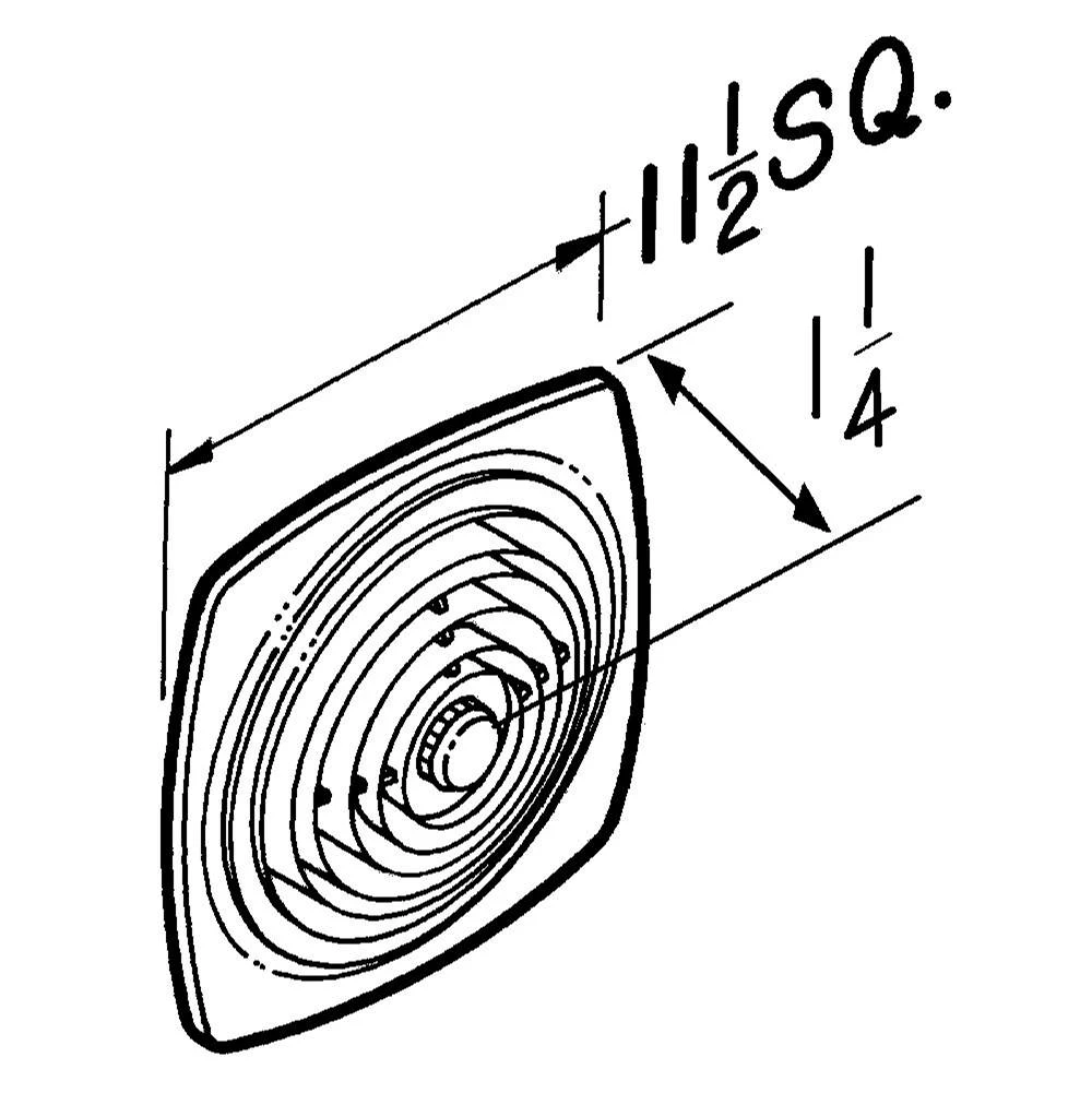Broan Nutone Broan 509 200 CFM Through-Wall Ventilation Fan For Garage, Kitchen, Laundry And Rec Rooms, 8.5 Sones 8 Broan Nutone Broan 509 200 CFM Through-Wall Ventilation Fan For Garage, Kitchen, Laundry And Rec Rooms, 8.5 Sones - Image 6
