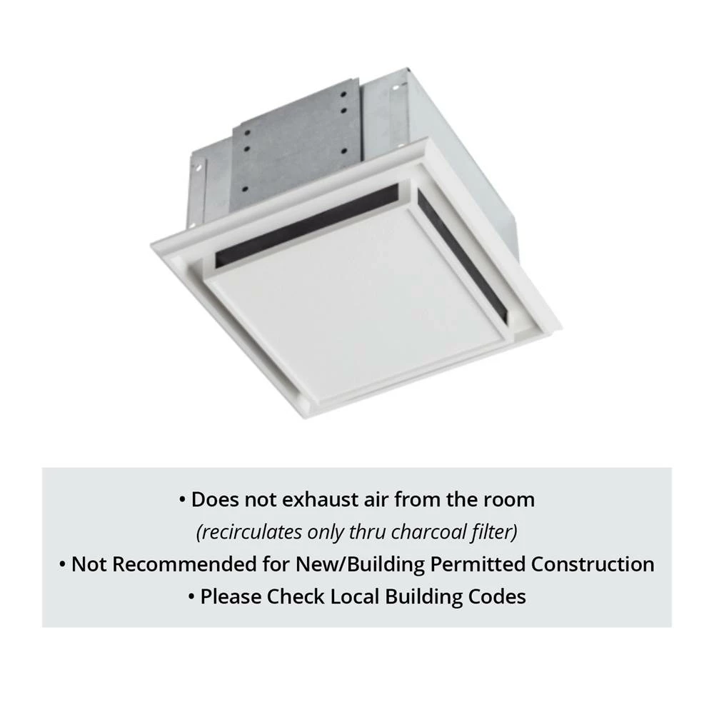 Broan Nutone Ductless Bathroom Exhaust Fan W/ Snap-in Mounting And Charcoal Filter 7 Broan Nutone Ductless Bathroom Exhaust Fan W/ Snap-in Mounting And Charcoal Filter - Image 5