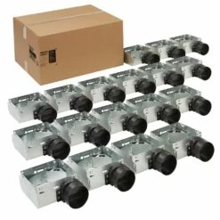 Broan Nutone Housing Pack For 1671F, 1688F, E0F70, 696RNB And 695RB (damper And 4'' Plastic Duct Connector Included)